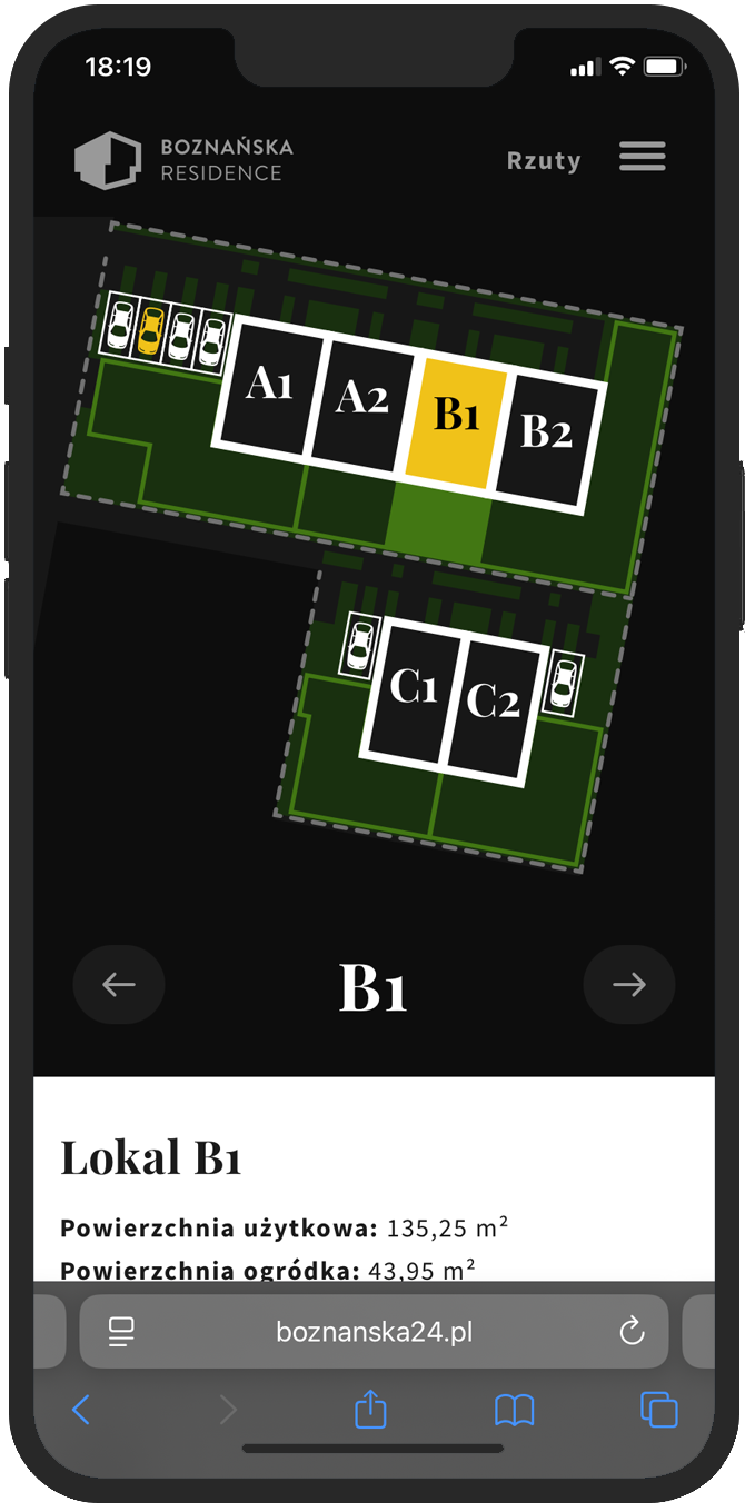 Podgląd formularza Well Done w widoku mobilnym