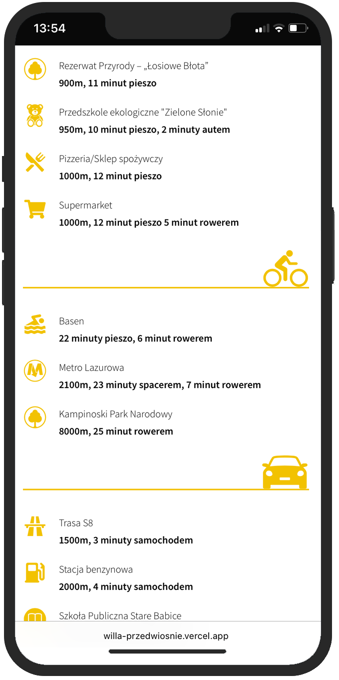 Podgląd formularza Well Done w widoku mobilnym