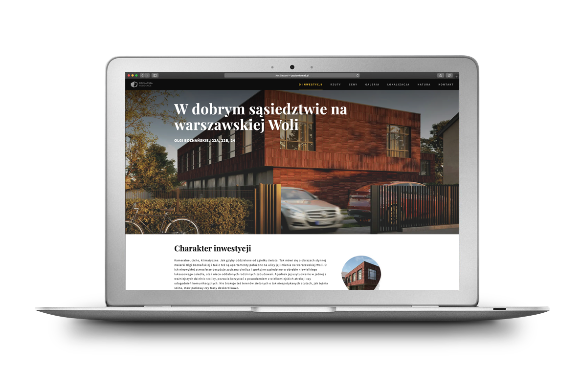 Podgląd kolejnego projektu