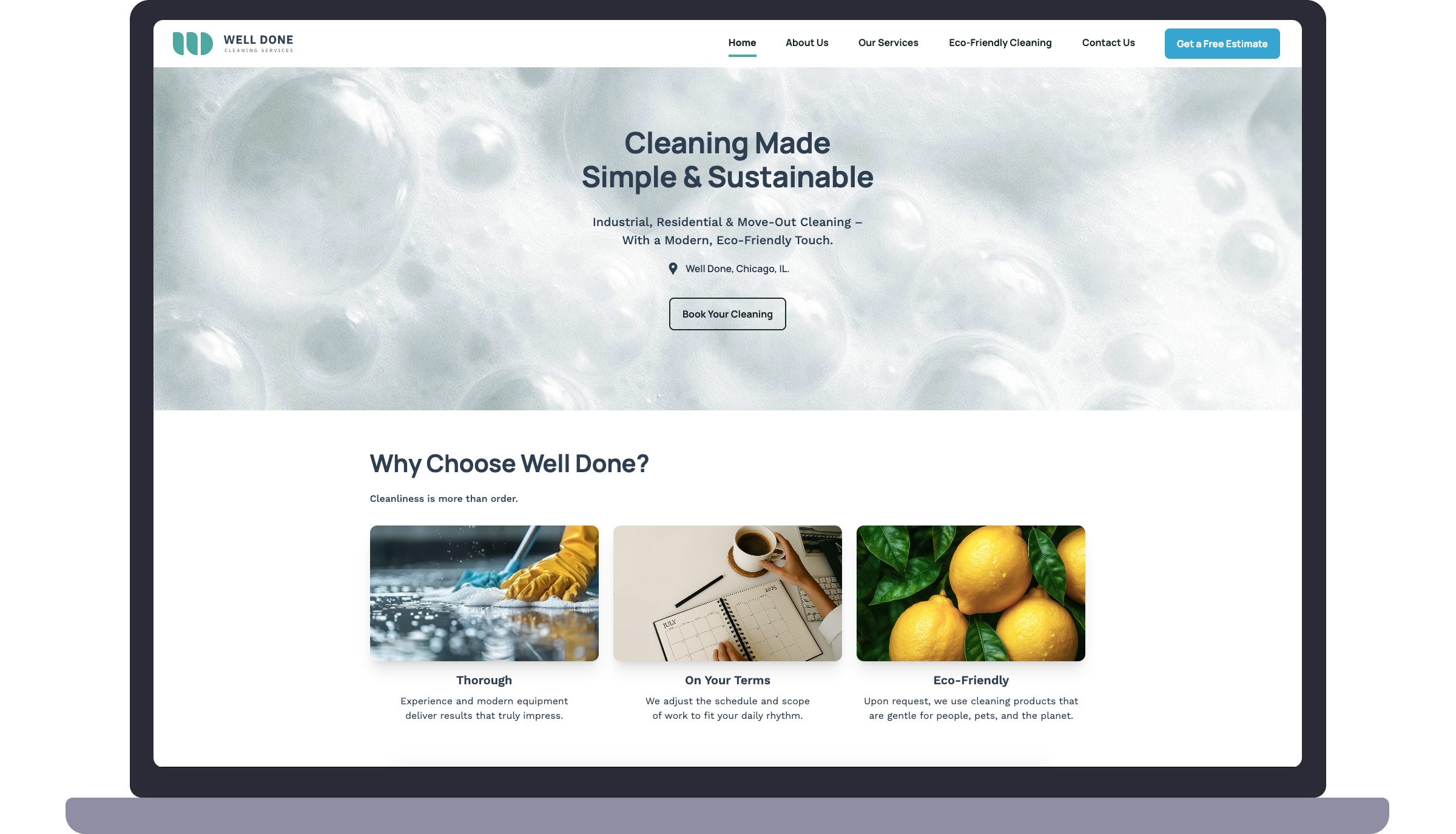 Strona główna - widok hero